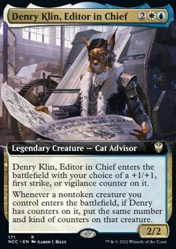 Denry Klin, Editor in Chief - Commander: Streets of New Capenna: Extras (Rare) [XNCC-171]