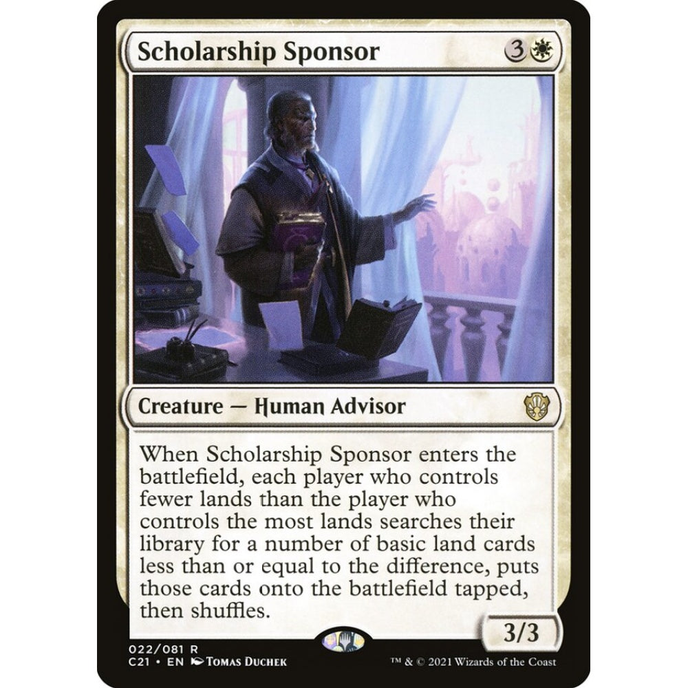 Scholarship Sponsor rare 22 Magic the Gathering Commander 2021