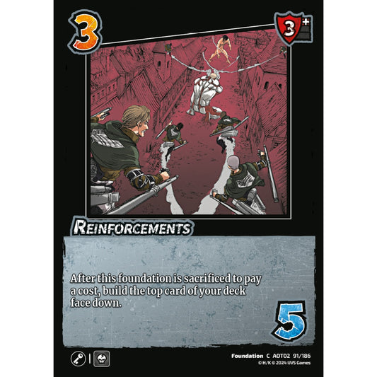 Reinforcements, 91/186, AOT02, Universus, Attack on Titan: Origins of Power, Foundation, C
