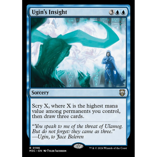 Ugin's Insight, 196, rare, Magic: The Gathering, Modern Horizons 3