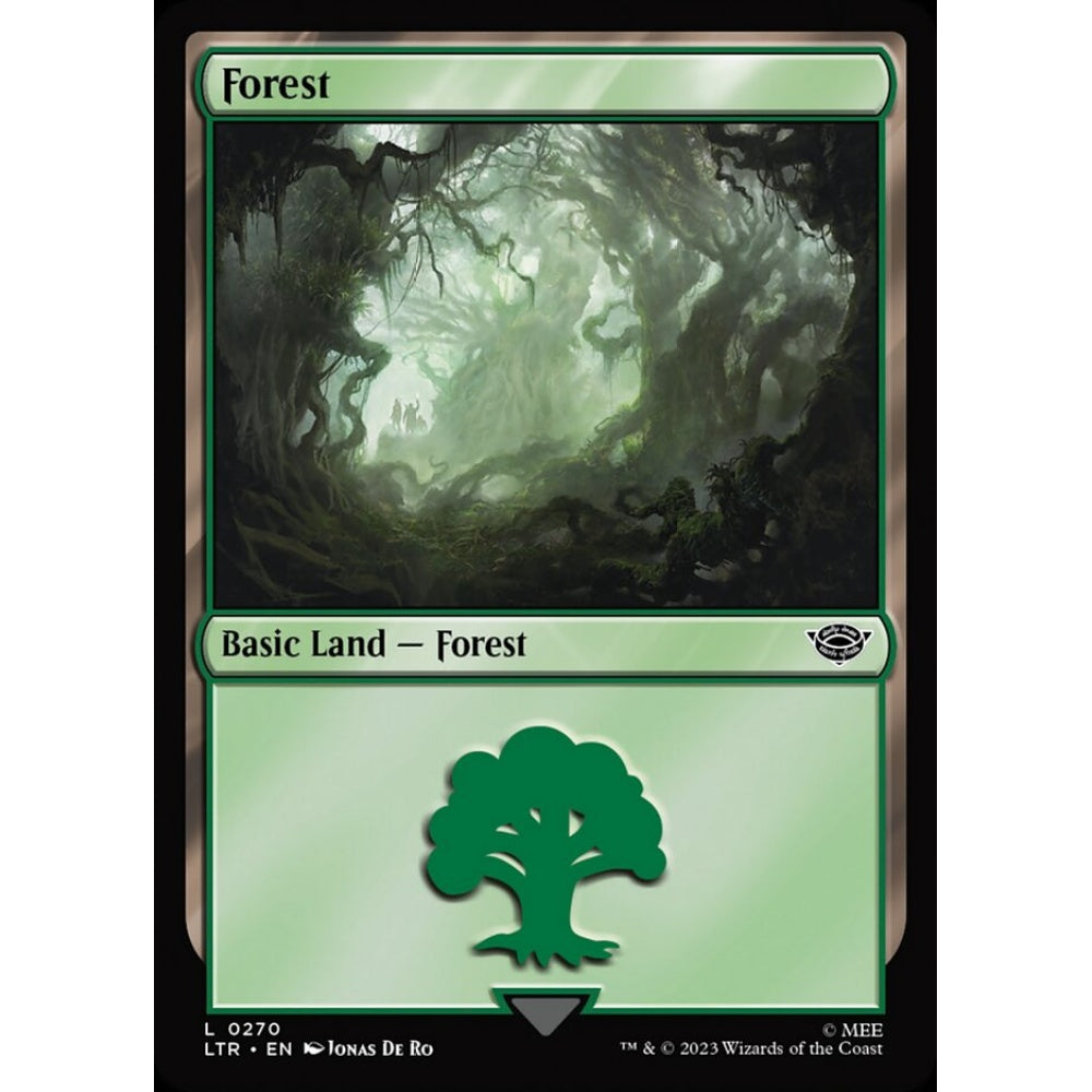 Forest, common, 270, Magic the Gathering, The Lord of the Rings: Tales of Middle-earth