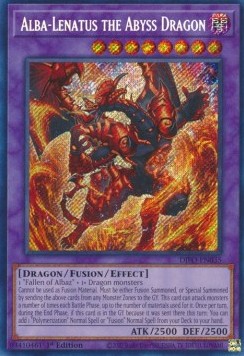 Alba-Lenatus the Abyss Dragon (V.1 - Secret Rare) - Dimension Force (Secret Rare) [DIFO-035]