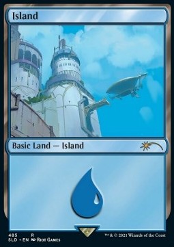 Island - Secret Lair Drop Series: Secretversary 2021 (Rare) [SLDSV-485]