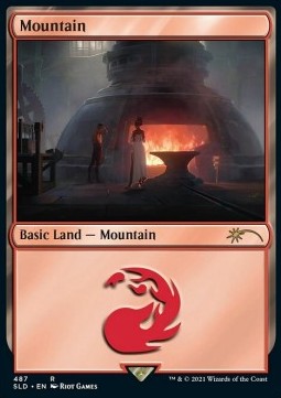 Mountain - Secret Lair Drop Series: Secretversary 2021 (Land) [SLDSV-487]