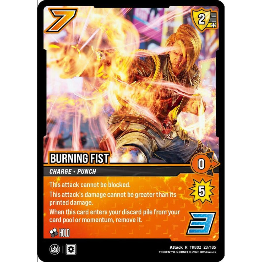 Burning First 23/185 TK802 Universus Tekken 8 Attack R
