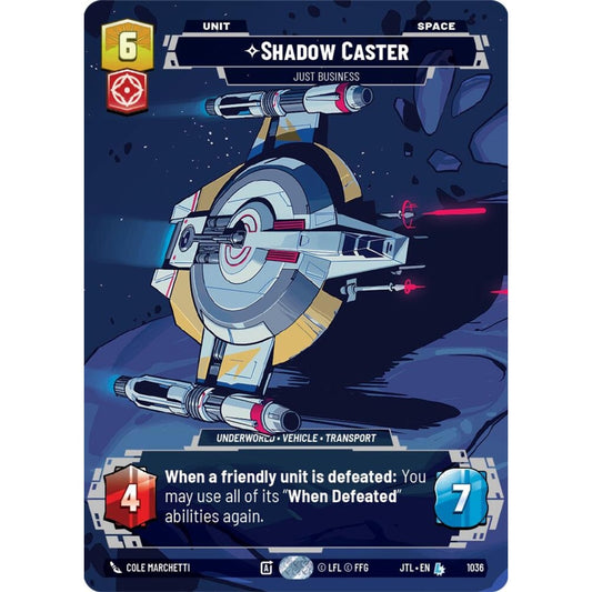 Shadow Caster, L, JTL 1036) Prestige, Star Wars Unlimited