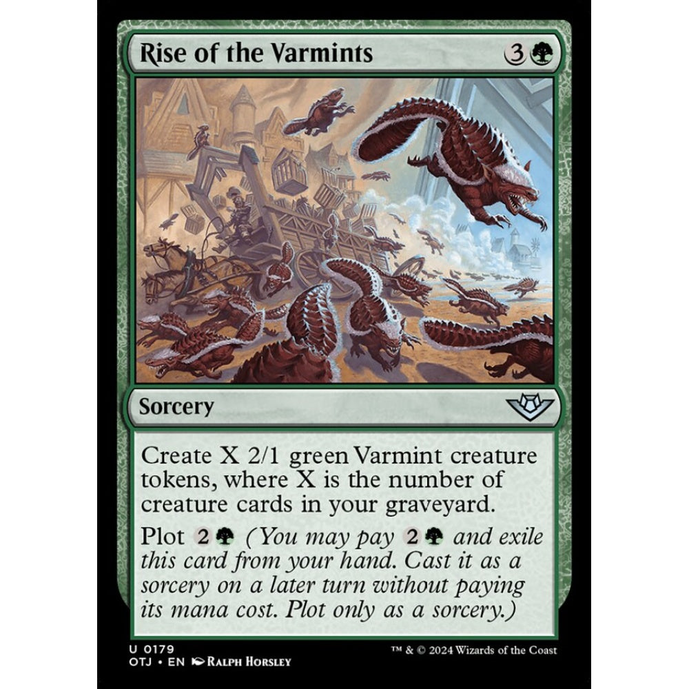 Rise of the Varmints, 179, uncommon, Magic: The Gathering, Outlaws of Thunder Junction