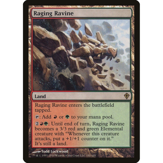 Raging Ravine rare 141 Magic the Gathering Worldwake