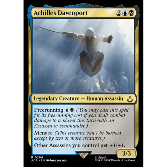 Achilles Davenport rare 294 Magic the Gathering Assassin's Creed