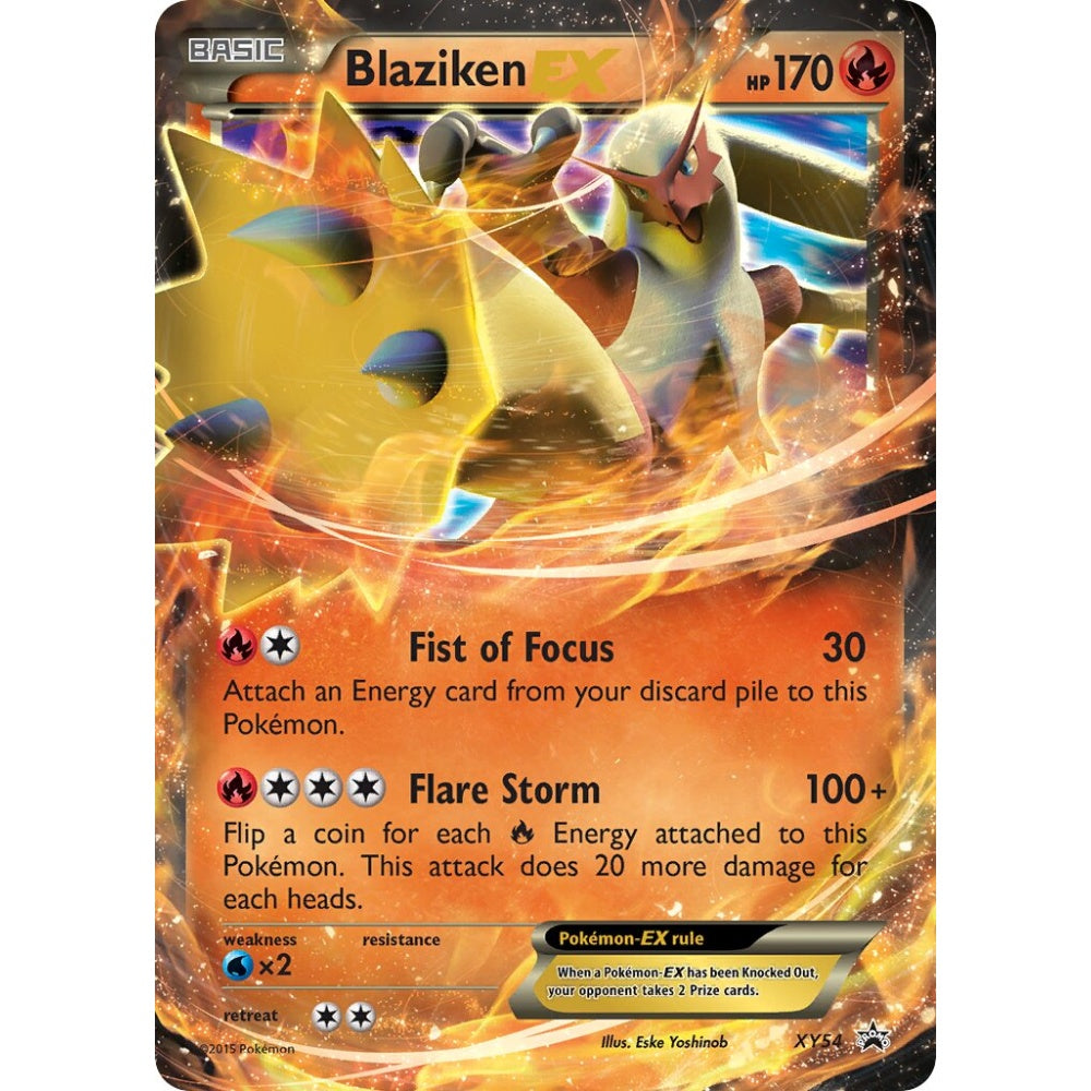 Blaziken-EX Promo XY54 Pokemon Card Game XY Promos