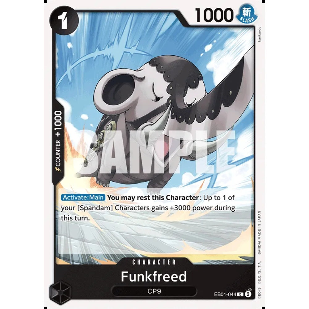 Funkfreed, EB01-044, Common, One Piece, Memorial Collection