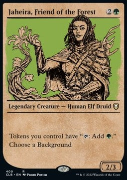 Jaheira, Friend of the Forest (V.2) - Commander Legends: Battle for Baldur's Gate: Extras (Rare) [XCLB-409]