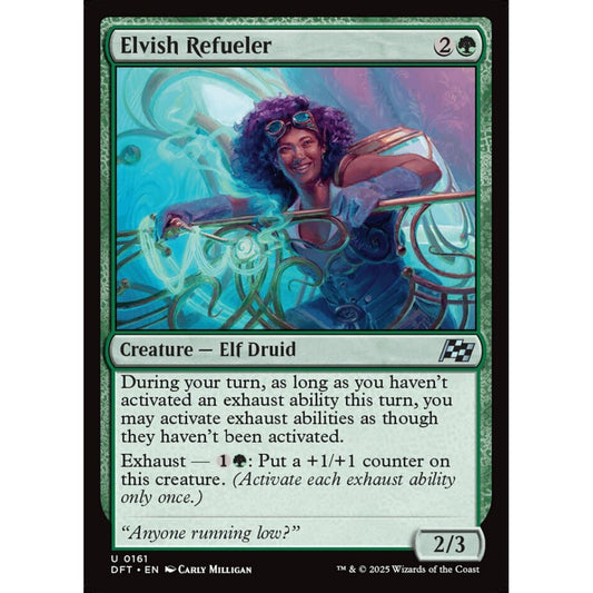 Elvish Refueler, 161, uncommon, Magic: The Gathering, Aetherdrift