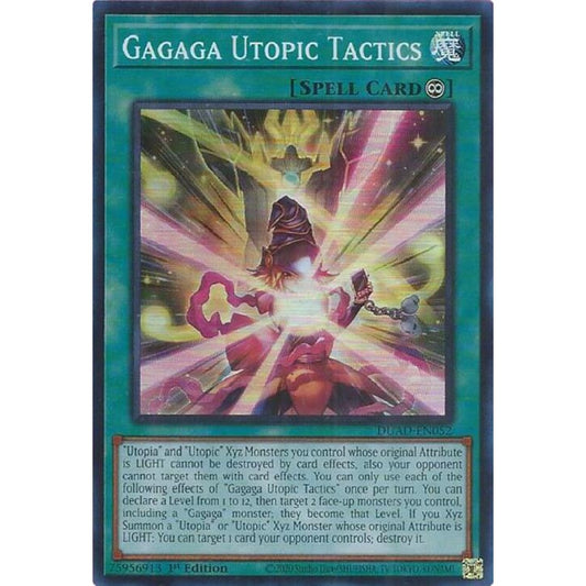 Gagaga Utopic Tactics DUAD-EN052 Super Yu-Gi-Oh Duelist's Advance