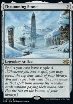 Thrumming Stone - Double Masters 2022 (Rare) [2X2-315]