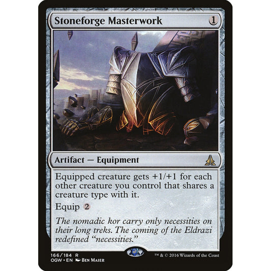 Stoneforge Masterwork rare 166 Magic the Gathering Oath of the Gatewatch
