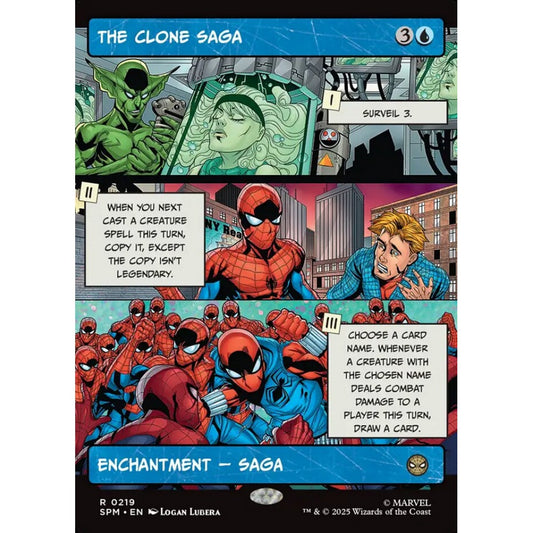 The Clone Saga rare 219 Magic the Gathering Marvel's Spider-Man