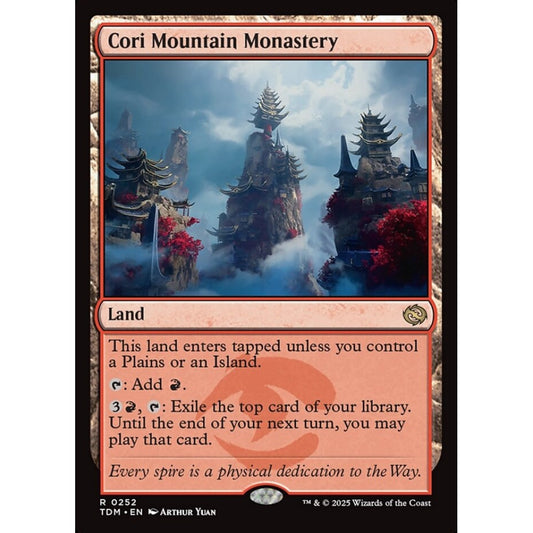 Cori Mountain Monastery rare 252 Magic the Gathering Tarkir: Dragonstorm