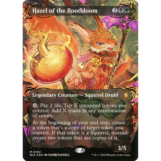 Hazel of the Rootbloom, 102, mythic, Magic: The Gathering, Bloomburrow