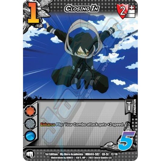 Closing In, 12/18, XR-SE, UniVersus, MHA03 Heroes Clash