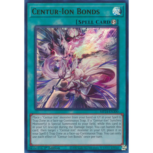 Centur-Ion Bonds MP24-EN300 Ultra Ultra Rare Yu-Gi-Oh 25th Anniversary Tin: Dueling Mirrors in Art