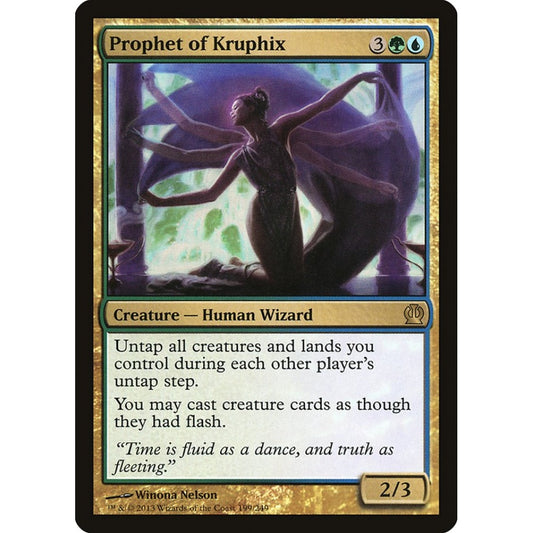 Prophet of Kruphix rare 199 Magic the Gathering Theros
