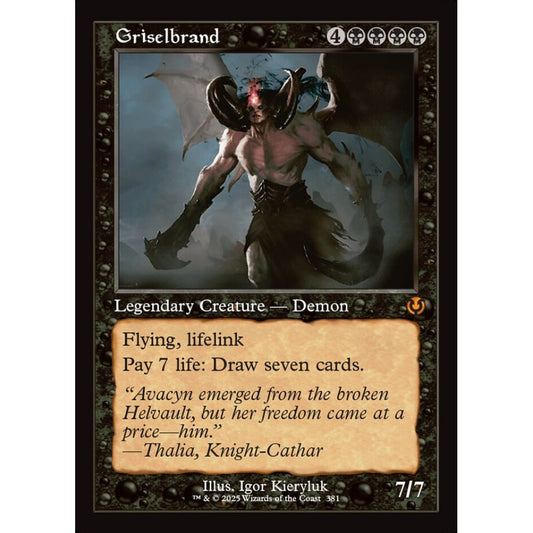 Griselbrand, 381, mythic, Magic: The Gathering, Innistrad Remastered