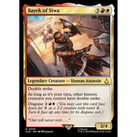 Bayek of Siwa rare 50 Magic the Gathering Assassin's Creed