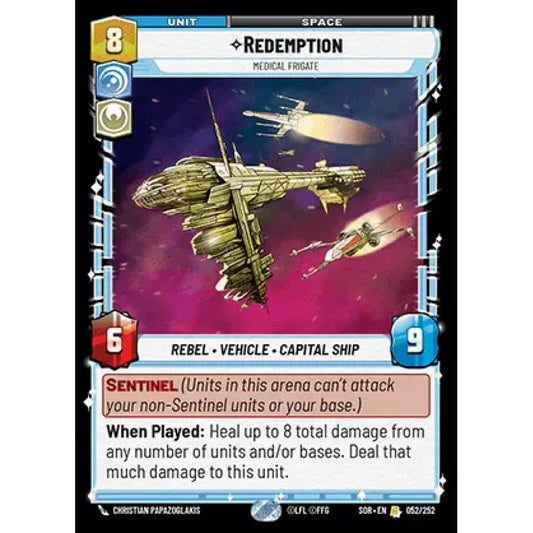 Redemption, 52, R, Star Wars Unlimited, Sparks Of Rebellion