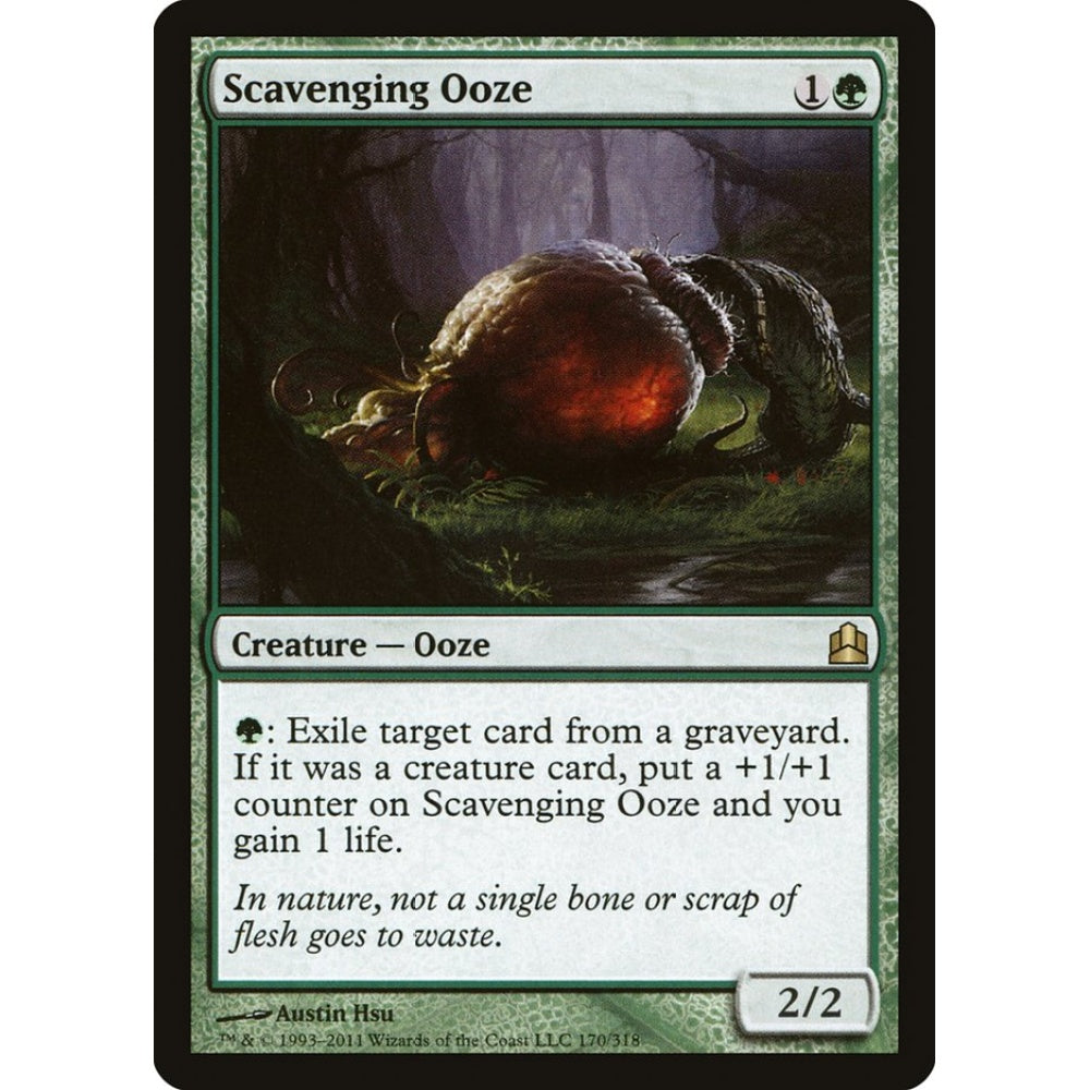 Scavenging Ooze rare 170 Magic the Gathering Commander 2011