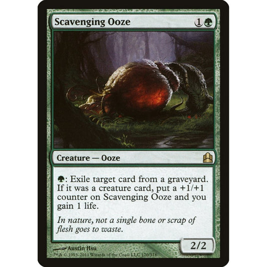 Scavenging Ooze rare 170 Magic the Gathering Commander 2011