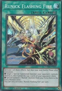 Runick Flashing Fire - Tactical Masters (Super Rare) [TAMA-030]