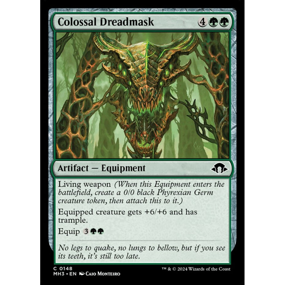 Colossal Dreadmask, 148, common, Magic: The Gathering, Modern Horizons 3