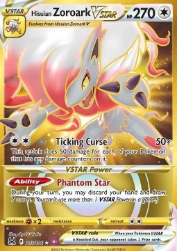 Hisuian Zoroark VSTAR - Lost Origin (Secret Rare) [LOR-213]