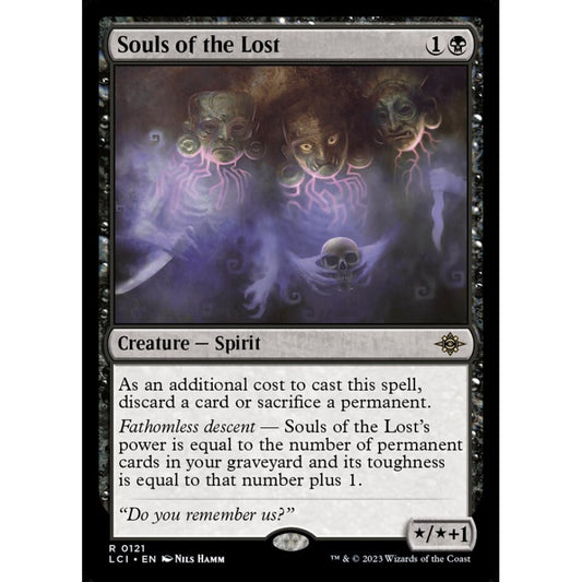 Souls of the Lost rare 121 Magic the Gathering The Lost Caverns of Ixalan