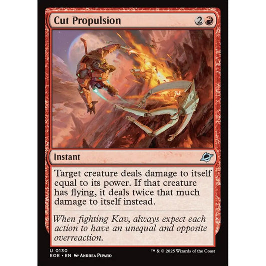 Cut Propulsion uncommon 130 Magic the Gathering Edge of Eternities