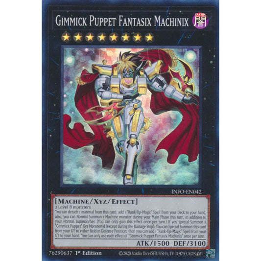 Gimmick Puppet Fantasix Machinix INFO-EN042 Super Super Rare Yu-Gi-Oh The Infinite Forbidden in Art