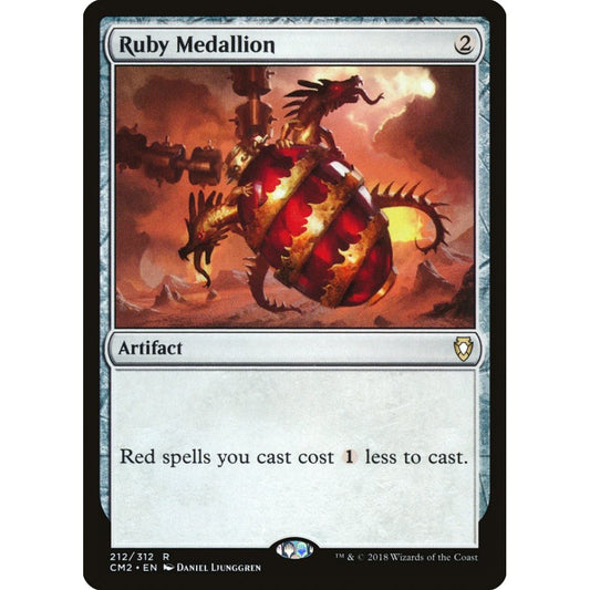Ruby Medallion rare 212 Magic the Gathering Commander Anthology Volume II
