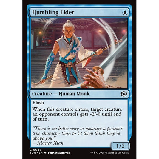 Humbling Elder common 48 Magic the Gathering Tarkir: Dragonstorm