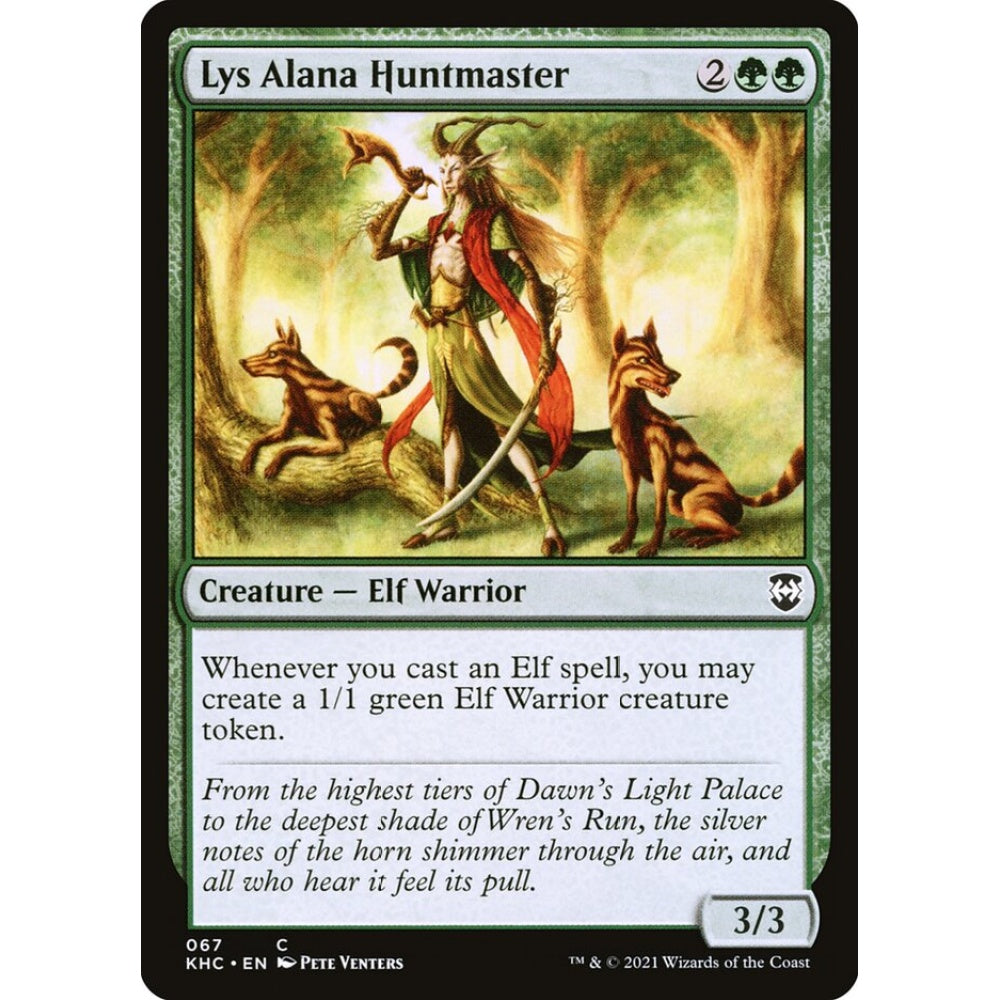 Lys Alana Huntmaster common 67 Magic the Gathering Kaldheim Commander
