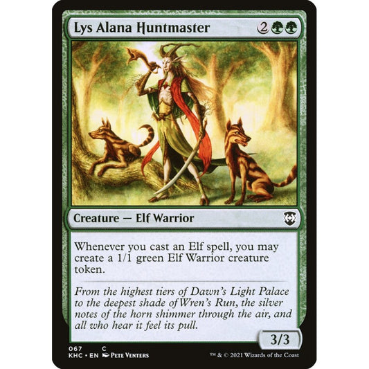 Lys Alana Huntmaster common 67 Magic the Gathering Kaldheim Commander