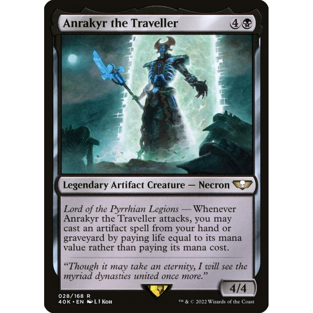 Anrakyr the Traveller rare 28 Magic the Gathering Warhammer 40,000 Commander