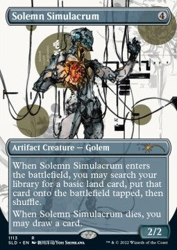 Solemn Simulacrum (V.1) - Secret Lair Drop Series: October Superdrop 2022 (Rare) [SLDO2-1113]