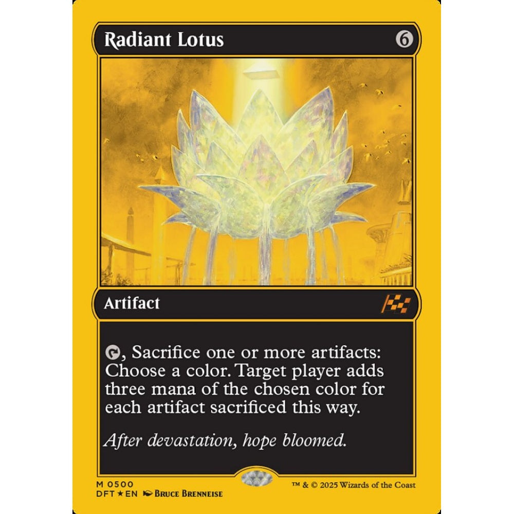 Radiant Lotus, 500, mythic, Magic: The Gathering, Aetherdrift
