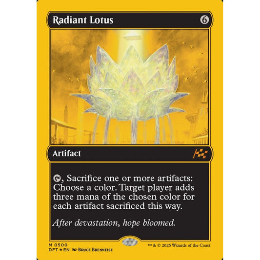 Radiant Lotus, 500, mythic, Magic: The Gathering, Aetherdrift