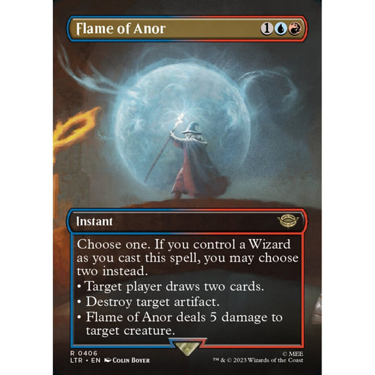 Flame of Anor, rare, 406, Magic the Gathering, The Lord of the Rings: Tales of Middle-earth