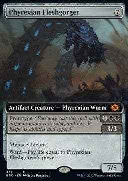 Phyrexian Fleshgorger - The Brothers' War: Extras (Mythic) [XBRO-332]