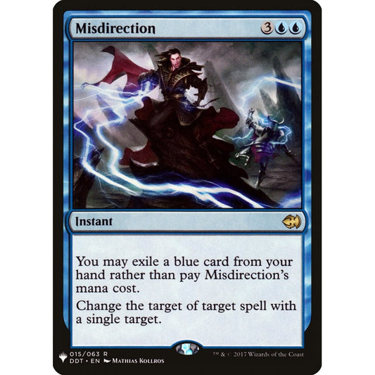 Misdirection rare DDT-15 Magic the Gathering The List
