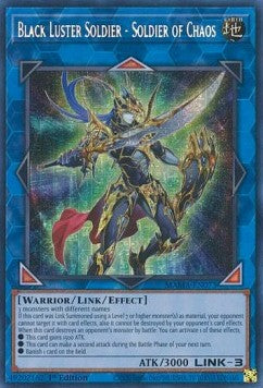 Black Luster Soldier - Soldier of Chaos (V.3 - Secret Parallel Rare) - Magnificent Mavens (Secret Parallel Rare) [MAMA-073]