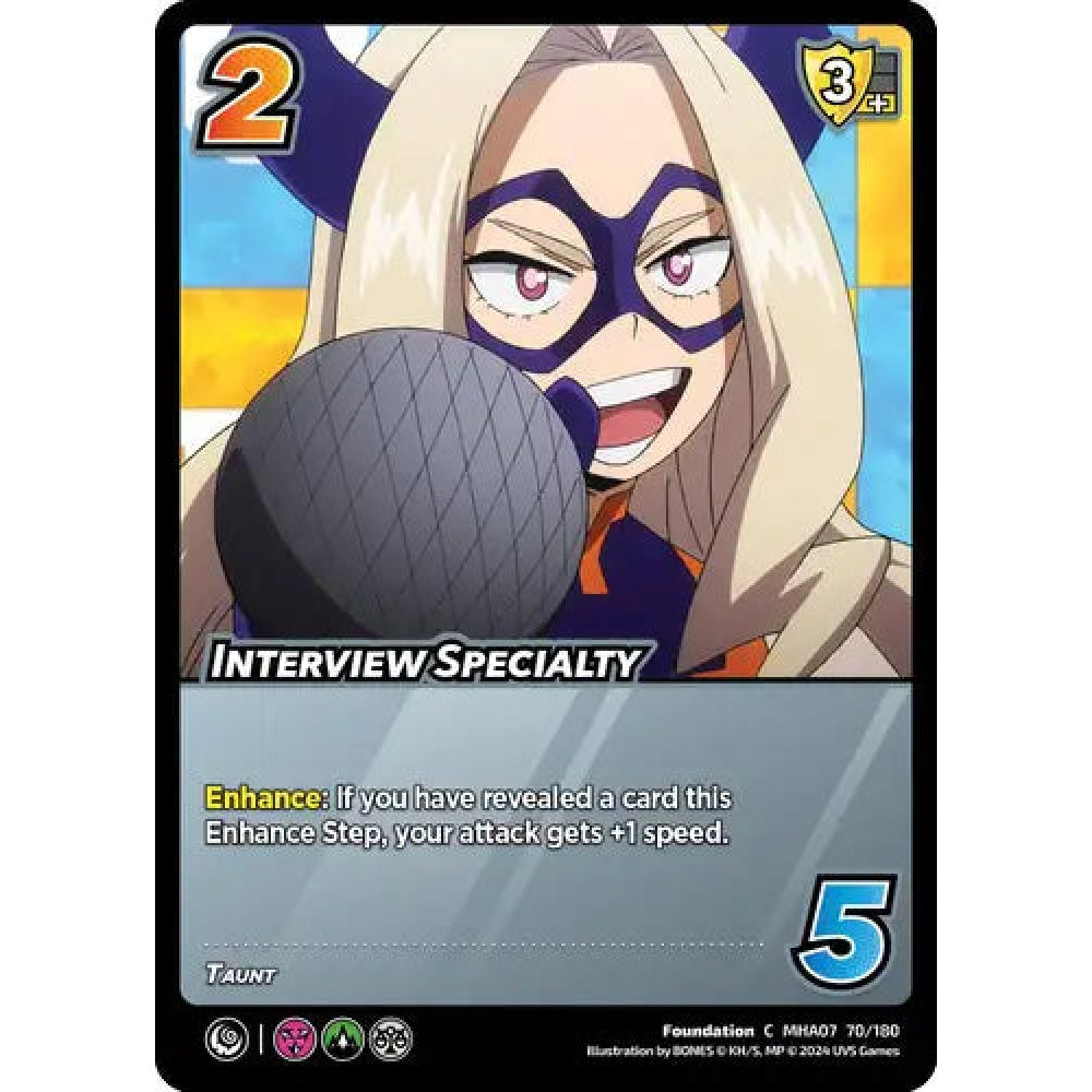 Interview Specialty, 70/180, C, UniVersus, MHA07 Girl Power